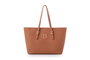 Lucky Bees 1247 Bolso Tote Tostado de Polipiel Elegante y Versátil para Mujer