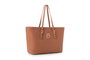Lucky Bees 1247 Bolso Tote Tostado de Polipiel Elegante y Versátil para Mujer