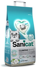 Sanicat Arena Gatos Clumping White-Cotton Fresh 20lt