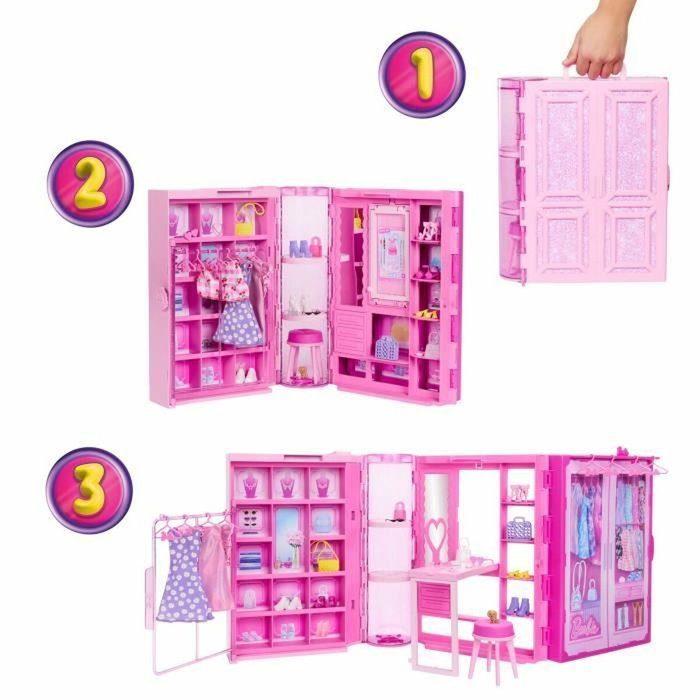 Mattel Barbie Dream Closet con Armario de Ensueño y Accesorios