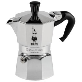 Bialetti Moka Express 2TZ - Cafetera Italiana para 2 Tazas