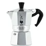 Bialetti Moka Express Cafetera Italiana 2 Tazas 90 ml, Acero Inoxidable, Apta para Gas y Eléctrica (No Inducción)