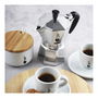 Bialetti Moka Express Cafetera Italiana Aluminio Negro para 2 Tazas
