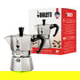 Bialetti Moka Express Cafetera Italiana Aluminio Negro para 2 Tazas