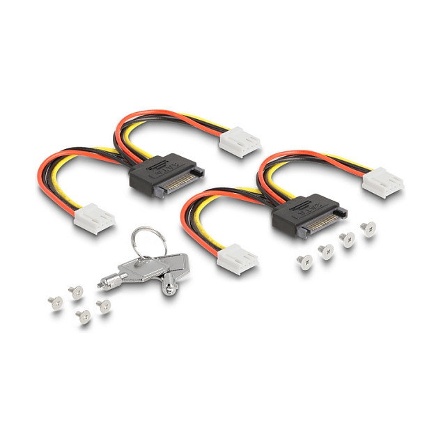 DeLOCK Rack móvil de 3.5″ para 4 x M.2 NVMe con conector Slim SAS SFF-8654 DeLOCK Rack móvil de 3.5″ para 4 x M.2 NVMe con conector Slim SAS SFF-8654