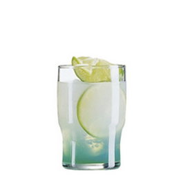 ARC Campus Vaso de Vidrio 22 cl, Cristalería con Borde Grueso, 97 mm Alto, 64 mm Diámetro (Set de 6)