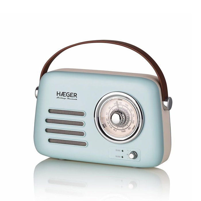 Haeger Radio Portátil RB-BLU.002A Turquesa Haeger Radio Portátil RB-BLU.002A Turquesa