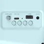 Haeger RB-BLU.002A Radio Portátil Bluetooth 5W, FM 87.5-108 MHz, USB Tipo-C, Entrada Auxiliar, Color Turquesa