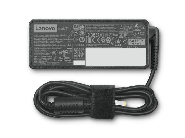 Lenovo Adaptador de Corriente para Interior 65 W Negro