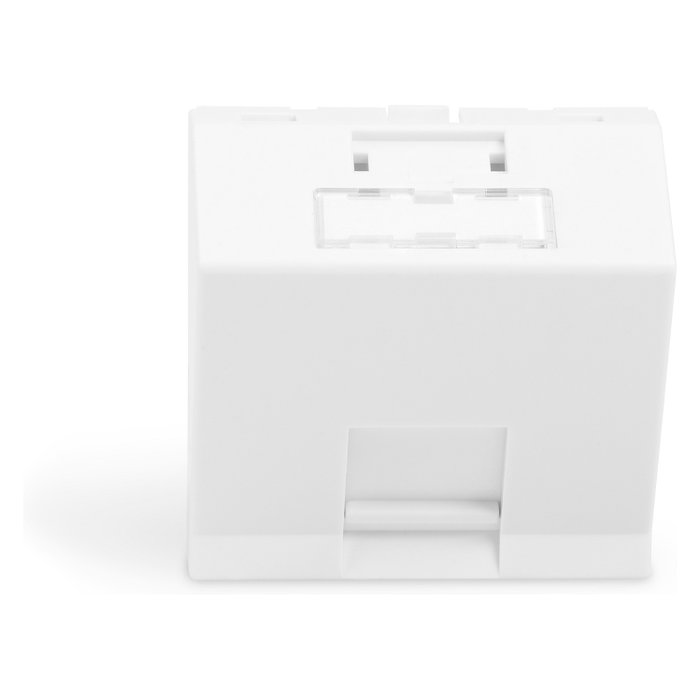 DIGITUS Adaptador Keystone angular blanco de 1 puerto