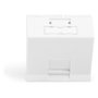 DIGITUS Adaptador Keystone angular blanco de 1 puerto