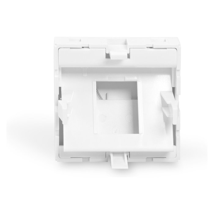 DIGITUS Adaptador Keystone angular blanco de 1 puerto