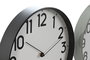 DKD Home Decor Reloj Pared Loft 4 x 30 x 30 cm Negro Gris (2 Unidades)