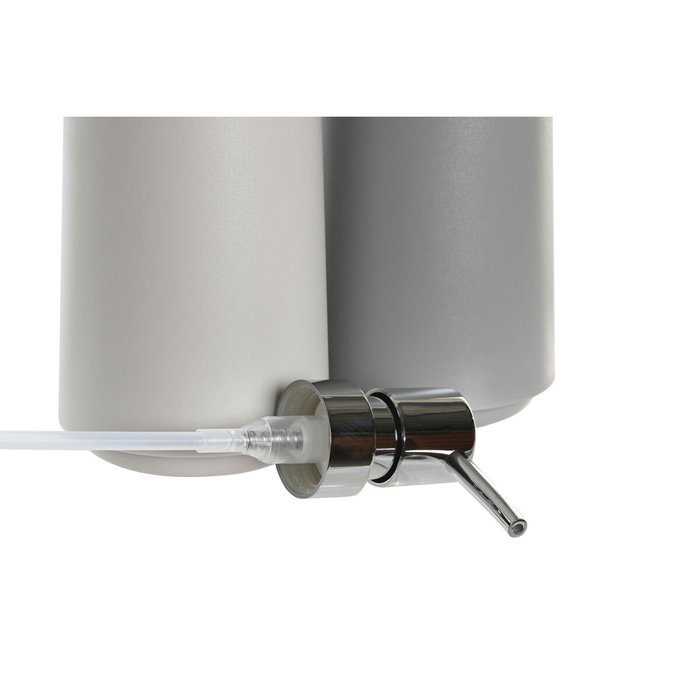 DKD Home Decor Dosificador PS Surtido de 2 Unidades Beige y Gris