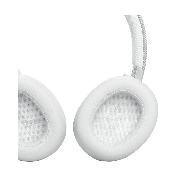 JBL LIVE 770 NC Auriculares Bluetooth con Cancelación de Ruido, Over-Ear e Inalámbricos, Color Blanco