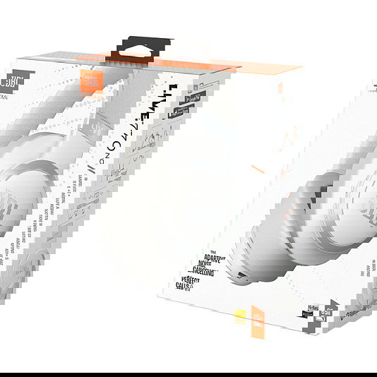 JBL LIVE 770 NC Auriculares Bluetooth con Cancelación de Ruido, Over-Ear e Inalámbricos, Color Blanco