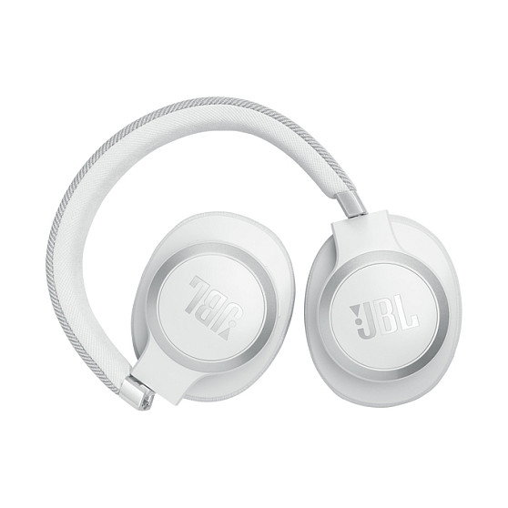 JBL LIVE 770 NC Auriculares Bluetooth con Cancelación de Ruido, Over-Ear e Inalámbricos, Color Blanco