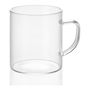 Andrea House Tazas de Vidrio 300 ml Ø7,5 x 8,5 cm, Set de 2 Unidades