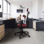 PIQUERAS Y CRESPO Silla de oficina Horna Naranja y Blanco