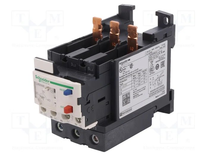 SCHNEIDER ELECTRIC LRD340 Relé térmico TeSys D 30÷40A SCHNEIDER ELECTRIC LRD340 Relé térmico TeSys D 30÷40A