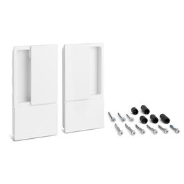 CERRAD/PICAP. MAGNETICOS Manilla Wave Puerta Batiente Ciega Cromo Satinado Espesor Hasta 60Mm Acabado Blanco Mate Cerrad/Picap. Magneticos