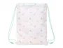 Bolsa Mochila con Cuerdas Safta Unicornio Beige 26 x 34 x 1 cm