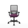 PIQUERAS Y CRESPO Silla de oficina Zulema con mecanismo Sincro/Traslack Morado y Gris