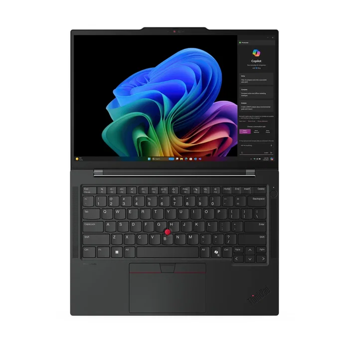 Lenovo ThinkPad T14s Gen 6 Snapdragon X Plus Portátil 14" WUXGA 16GB RAM 512GB SSD Windows 11 Pro Copilot+ PC WiFi 7 Qualcomm Adreno Negro