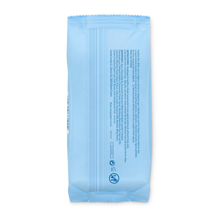 Vagisil Toallitas Íntimas Odor Block, 20 unidades