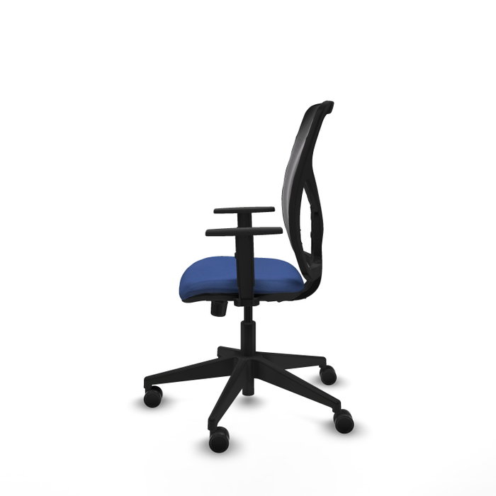 PIQUERAS Y CRESPO Silla de oficina Motilla, Mecanismo Sincro, Azul marino/Negro PIQUERAS Y CRESPO Silla de oficina Motilla, Mecanismo Sincro, Azul marino/Negro