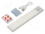 LogiLink Luz LED para debajo de los armarios ultra fina con sensor PIR, 200mm, 80lm