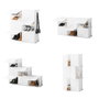 Zapatero Modular Portátil InnovaGoods Blanco 28 pares