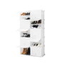 Zapatero Modular Portátil InnovaGoods Blanco 28 pares
