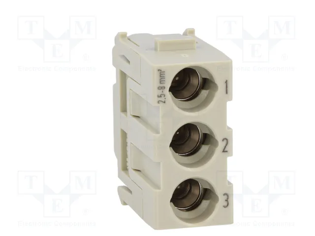 HARTING Han-Modular® Módulo Conector Hembra 40A 690V 3 Pines