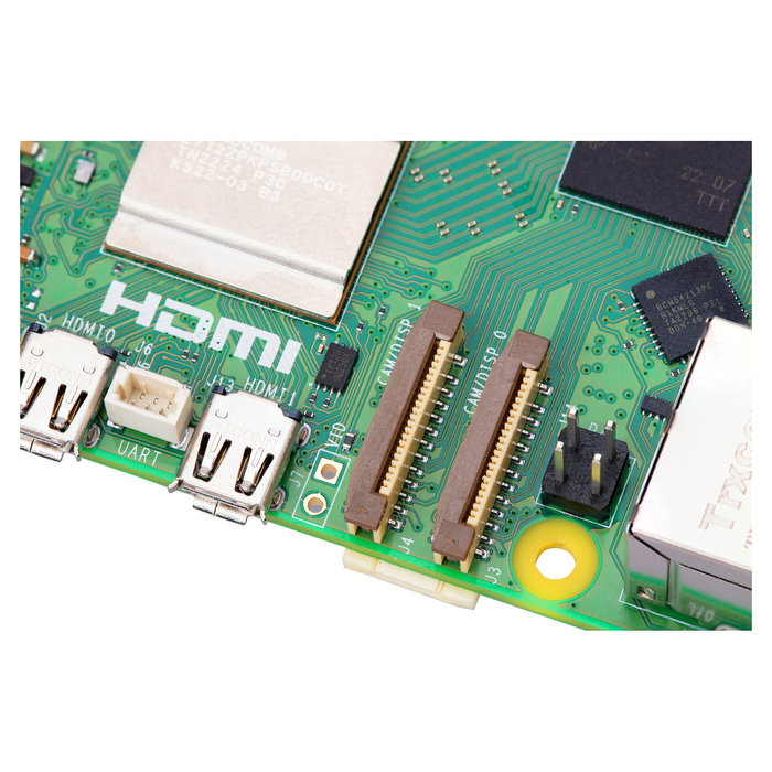 Raspberry Pi 5 - Modelo PI5 - 16GB LPDDR4x SDRAM - Placa de Desarrollo ARM Cortex-A76 4 núcleos a 2.4 GHz con WiFi, Bluetooth 5.0, Ethernet y PoE