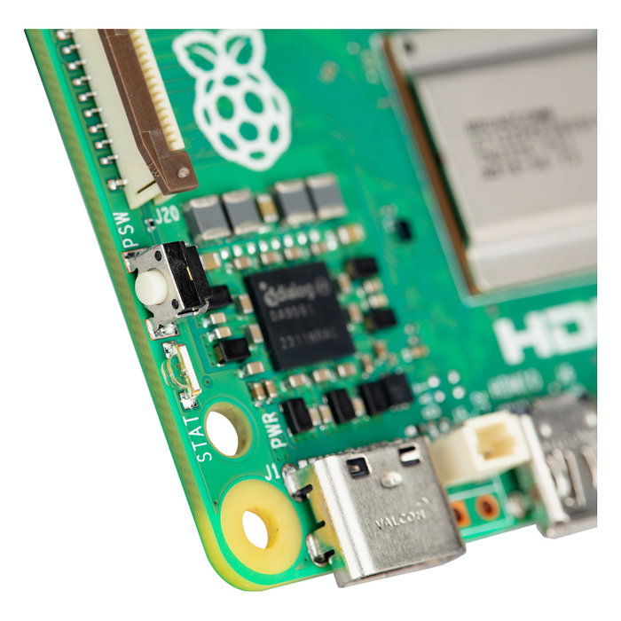 Raspberry Pi 5 - Modelo PI5 - 16GB LPDDR4x SDRAM - Placa de Desarrollo ARM Cortex-A76 4 núcleos a 2.4 GHz con WiFi, Bluetooth 5.0, Ethernet y PoE