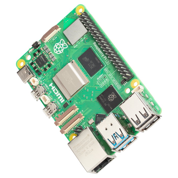 Raspberry Pi 5 - Modelo PI5 - 16GB LPDDR4x SDRAM - Placa de Desarrollo ARM Cortex-A76 4 núcleos a 2.4 GHz con WiFi, Bluetooth 5.0, Ethernet y PoE