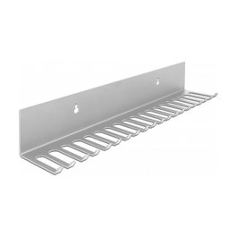 DeLOCK Soporte para cables gris para montaje en pared 318 x 65 mm