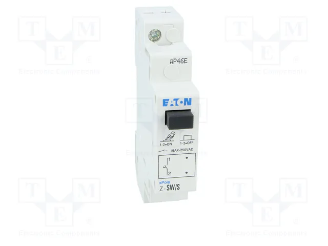 EATON ELECTRIC Interruptor de botón Z-SW Negro
