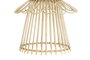 DKD Home Decor Lámpara Techo Urban 40 x 46 x 40 cm Ratán Marrón