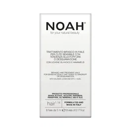 NOAH Tratamiento Bifásico 8 Ampollas para Cuero Cabelludo Sensible con Caspa