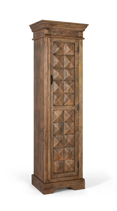 Giner y Colomer Mueble Bar Alto con Puerta Frontal en Madera de Mango Nogal