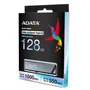 ADATA UE800 Memoria USB Flash 128 GB USB Tipo-C 3.2 Gen 2, Lectura 1000 MB/s, Carcasa de Aluminio Cepillado Plata