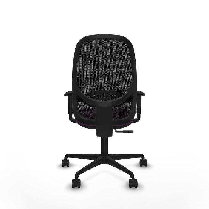 PIQUERAS Y CRESPO Silla de oficina Cilanco con mecanismo Sincro, Morado y Negro