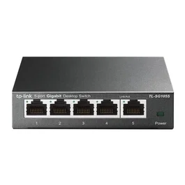 TP-Link TL-SG105S Switch No administrado Gigabit Ethernet Negro
