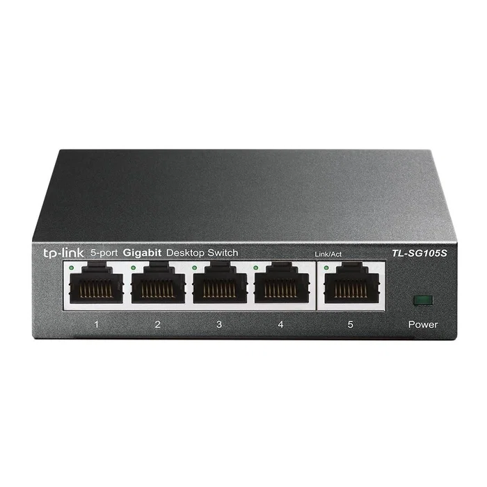 TP-Link TL-SG105S Switch No administrado Gigabit Ethernet Negro TP-Link TL-SG105S Switch No administrado Gigabit Ethernet Negro
