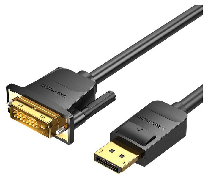 Vention Cable Conversor DisplayPort Macho a DVI Macho 2m Negro