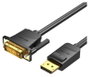 Vention Cable Conversor DisplayPort Macho a DVI Macho 2m Negro