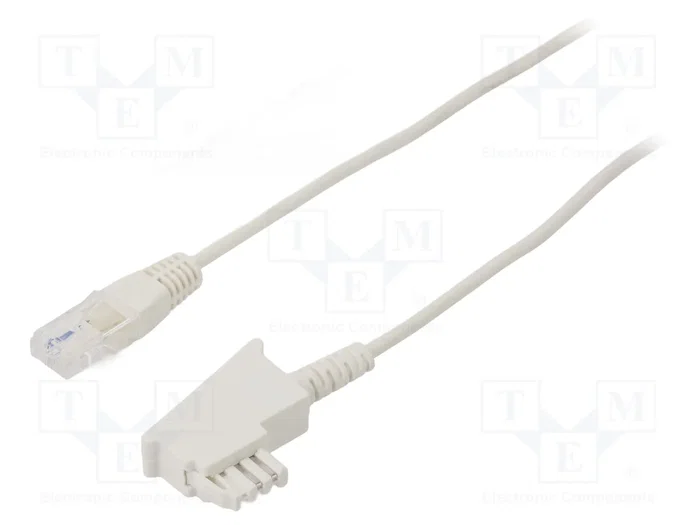 GOOBAY Cable telefónico RJ45 a TAE F de 6m GOOBAY Cable telefónico RJ45 a TAE F de 6m
