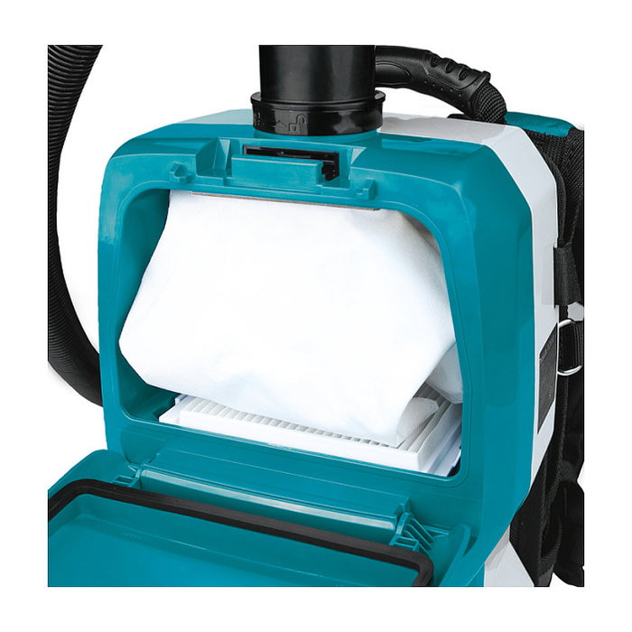 Makita DVC265ZXU Aspiradora de Mochila Inalámbrica con Tecnología AWS Makita DVC265ZXU Aspiradora de Mochila Inalámbrica con Tecnología AWS